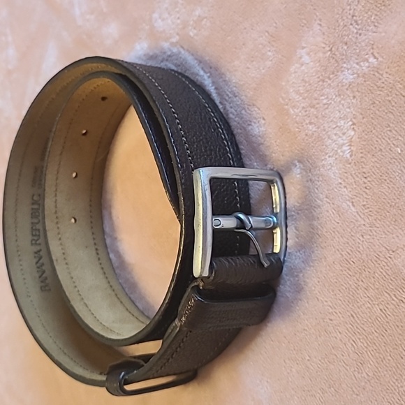 Banana Republic Genuine Leather Belt Size 30 Made in Italy - Picture 2 of 11